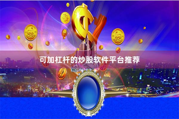 可加杠杆的炒股软件平台推荐